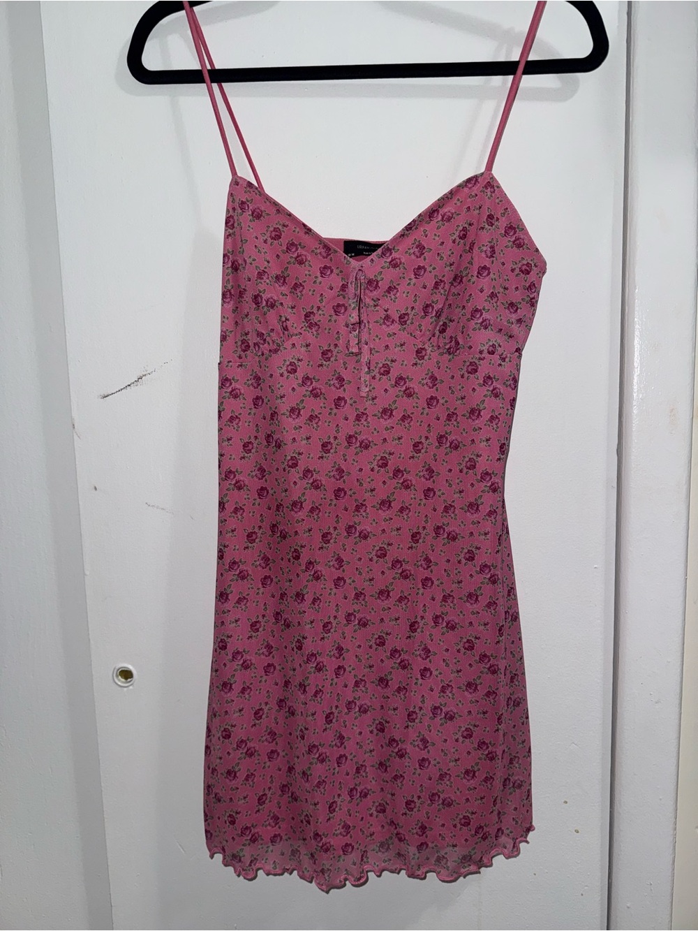 Urban Outfitters Pink Floral Slip Dress